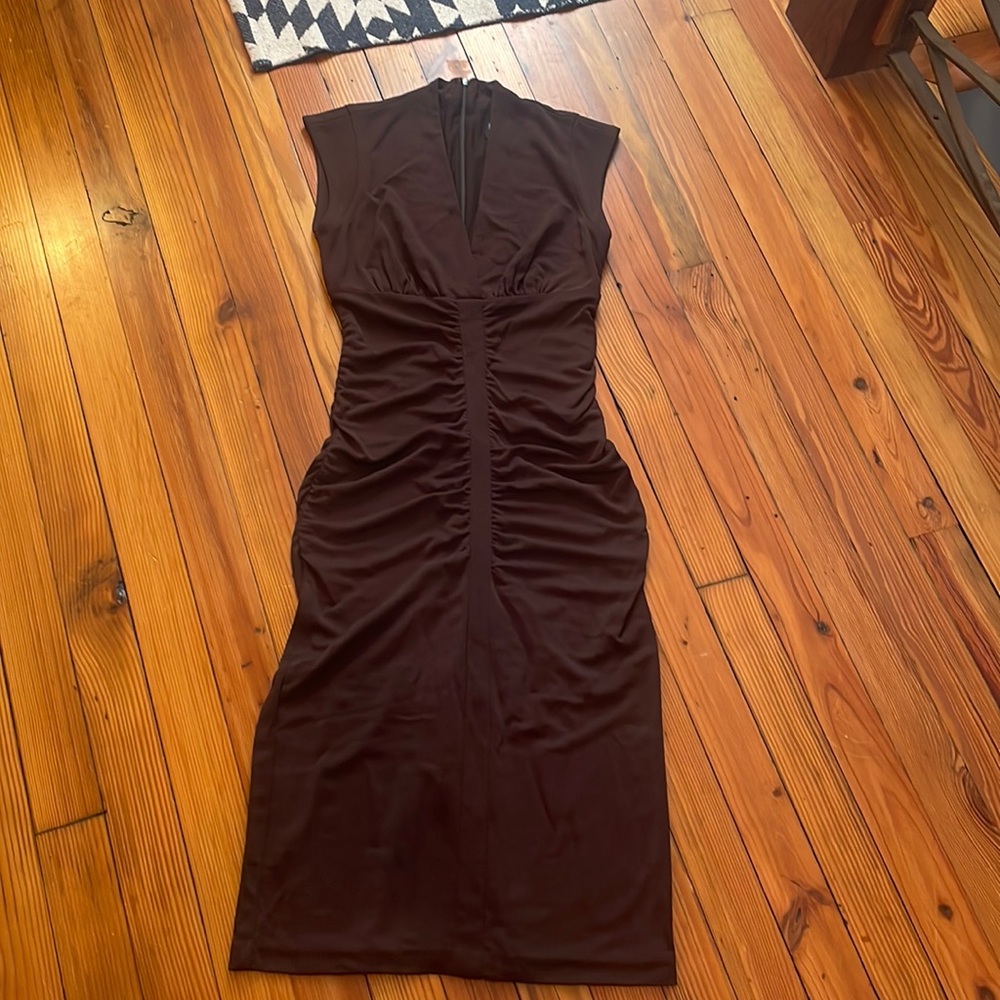 Nicole Miller V-neck party dress